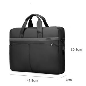 Briefcase — Oxford Front-Zip Office Carry — product view