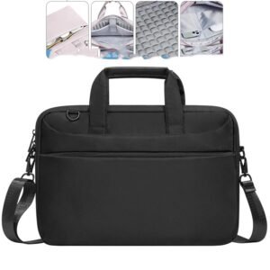 Briefcase — Black Twin-Handle Office Carry — selected style